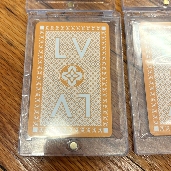 Authentic Louis Vuitton Playing Cards in Plastic Case Set of 6 - Picture 3 of 5